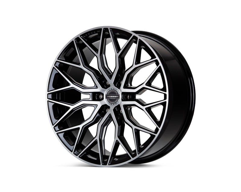 Vossen HF6-3 22x9.5 / 6x135 / ET20 / Deep Face / 87.1 - Brushed Gloss Black Wheel-Wheels-Deviate Dezigns (DV8DZ9)