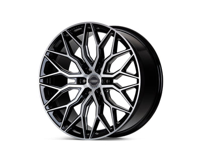 Vossen HF6-3 24x10 / 6x135 / ET25 / Deep Face / 87.1 - Brushed Gloss Black Wheel-Wheels-Deviate Dezigns (DV8DZ9)