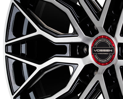 Vossen HF6-3 22x9.5 / 6x139.7 / ET20 / Deep Face / 106.1 - Brushed Gloss Black Wheel-Wheels-Deviate Dezigns (DV8DZ9)