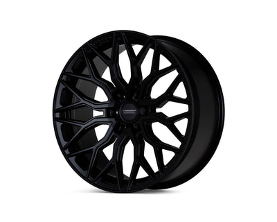 Vossen HF6-3 22x9.5 / 6x139.7 / ET20 / Deep Face / 106.1 - Satin Black Wheel-Wheels-Deviate Dezigns (DV8DZ9)