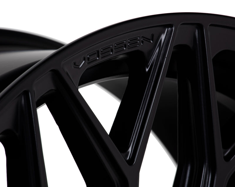 Vossen HF6-3 22x9.5 / 6x139.7 / ET20 / Deep Face / 106.1 - Satin Black Wheel-Wheels-Deviate Dezigns (DV8DZ9)