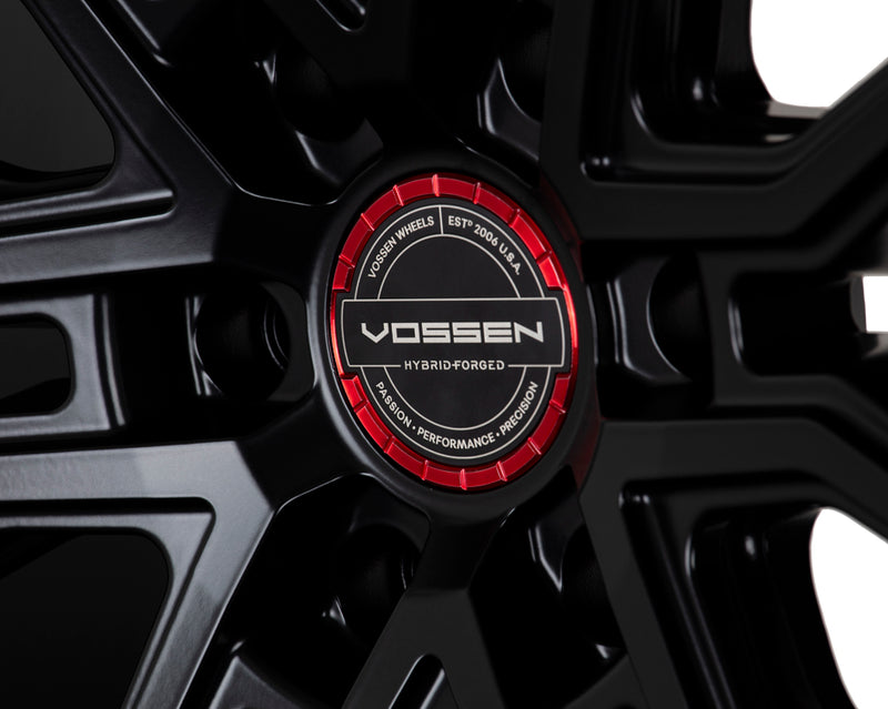 Vossen HF6-3 22x9.5 / 6x139.7 / ET20 / Deep Face / 106.1 - Satin Black Wheel-Wheels-Deviate Dezigns (DV8DZ9)