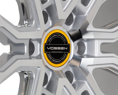 Vossen HF6-3 22x9.5 / 6x139.7 / ET20 / Deep Face / 106.1 - Silver Polished Wheel-Wheels-Deviate Dezigns (DV8DZ9)