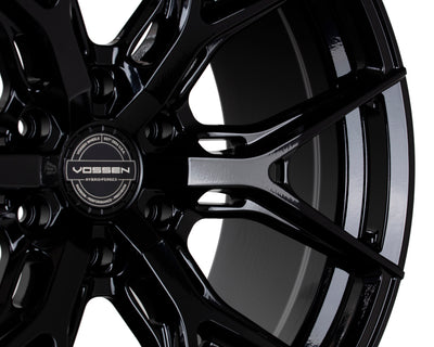 Vossen HF6-4 22x9.5 / 6x135 / ET20 / Deep Face / 87.1 - Gloss Black Wheel-Wheels-Deviate Dezigns (DV8DZ9)