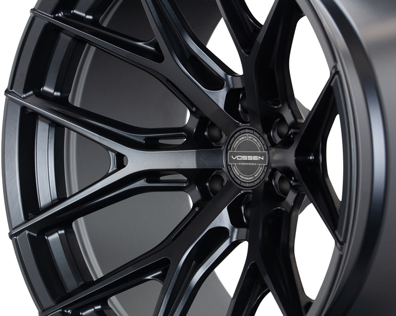 Vossen HF6-4 22x10 / 6x135 / ET-18 / Super Deep Face / 87.1 - Satin Black Wheel-Wheels-Deviate Dezigns (DV8DZ9)