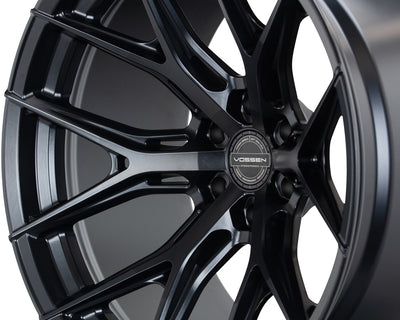 Vossen HF6-4 24x10 / 6x135 / ET25 / Deep Face / 87.1 - Satin Black Wheel-Wheels-Deviate Dezigns (DV8DZ9)