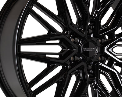 Vossen HF6-5 26x10 / 6x139.7 / ET25 / Deep / 106.1 CB - Gloss Black Wheel-Wheels-Deviate Dezigns (DV8DZ9)