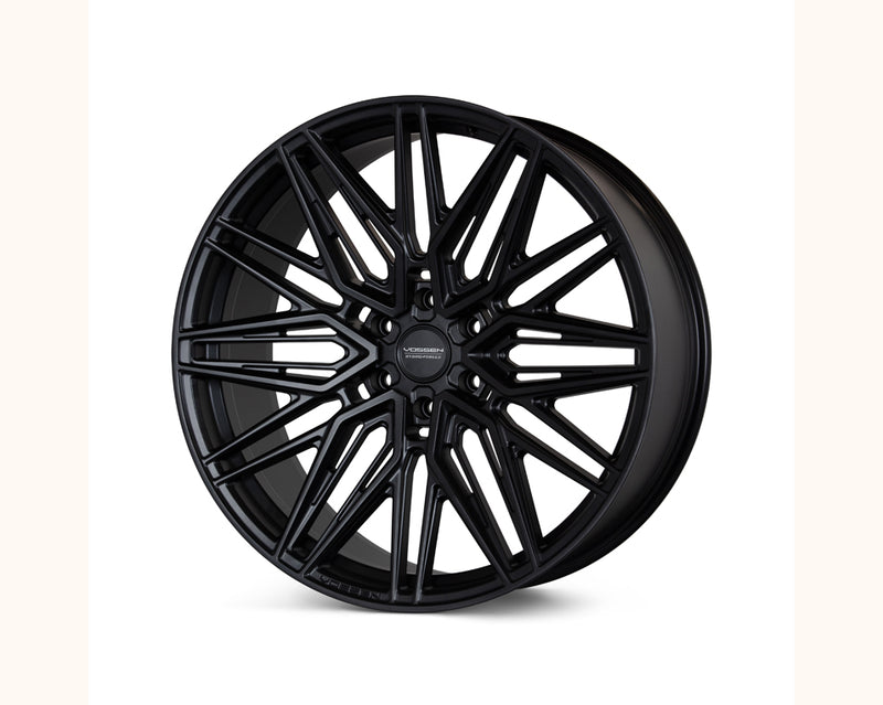 Vossen HF6-5 22x10 / 6x135 / ET-18 / Super Deep Face / 87.1 - Satin Black Wheel-Wheels-Deviate Dezigns (DV8DZ9)