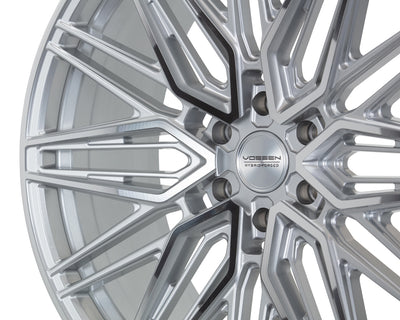 Vossen HF6-5 20x9.5 / 6x139.7 / ET15 / Deep Face / 106.1 - Silver Polished-Wheels-Deviate Dezigns (DV8DZ9)