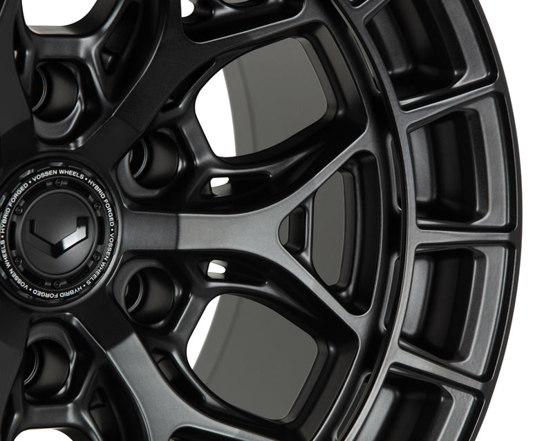 Vossen HFX-1 20x9 / 6x139.7 / ET18 / Deep / 106.1 CB - Satin Black Wheel-Wheels-Deviate Dezigns (DV8DZ9)