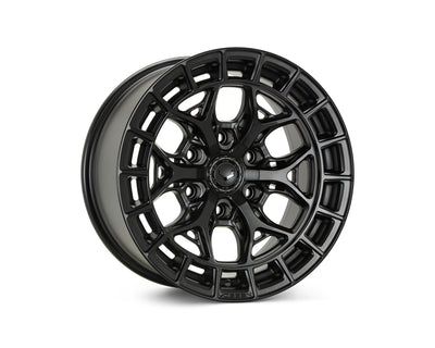 Vossen HFX-1 24x12 / 8x170 / ET-44 / Ultra Deep / 125.1 CB - Satin Black Wheel-Wheels-Deviate Dezigns (DV8DZ9)