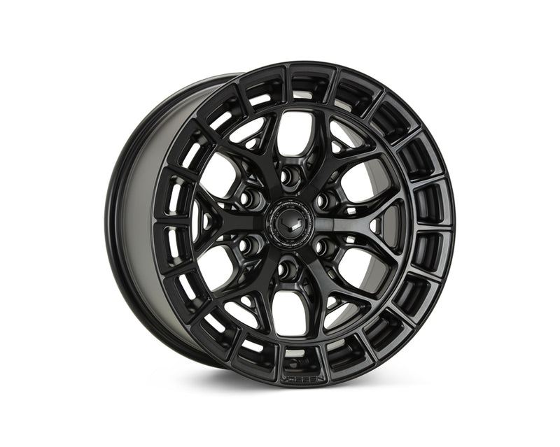 Vossen HFX-1 22x9.5 / 6x139.7 BP / ET20 / 106.1 CB / Deep - Satin Black Wheel-Wheels-Deviate Dezigns (DV8DZ9)