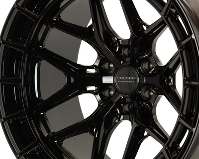 Vossen HFX-1 20x10.5 / 5x130 / ET20 / Super Deep / 84.1 CB - Gloss Black Wheel-Wheels-Deviate Dezigns (DV8DZ9)