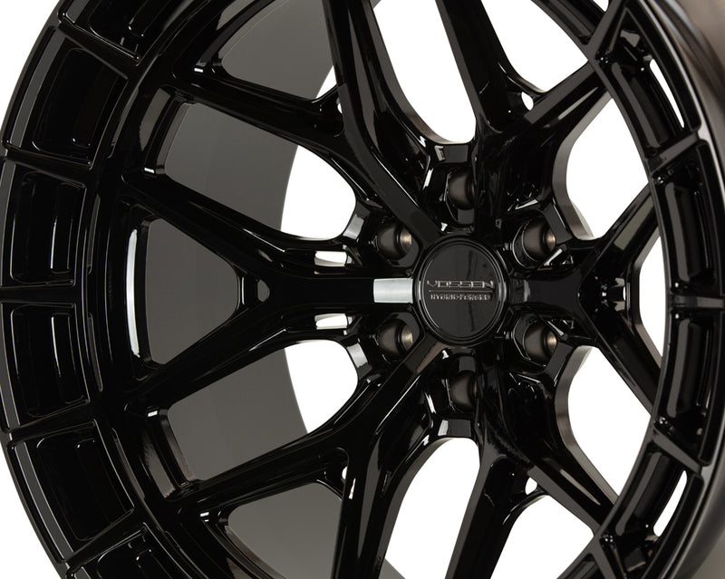 Vossen HFX-1 20x10.5 / 5x130 / ET20 / Super Deep / 84.1 CB - Gloss Black Wheel-Wheels-Deviate Dezigns (DV8DZ9)