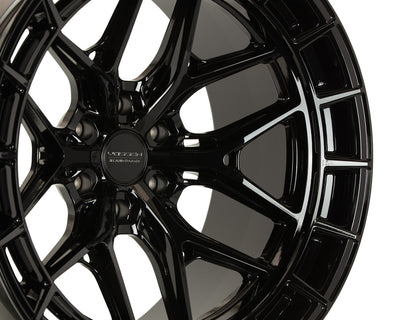 Vossen HFX-1 20x11 / 5x115 / ET-6 / Super Deep / 71.5 CB - Gloss Black Wheel-Wheels-Deviate Dezigns (DV8DZ9)