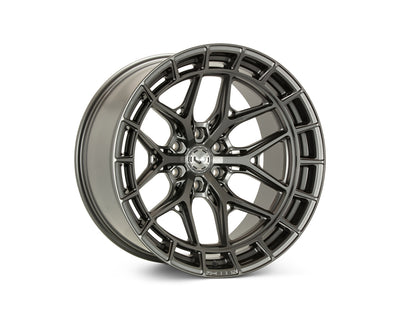 Vossen HFX-1 22x9.5 / 6x135 BP / ET20 / 87.1 CB / Deep - Matte Gunmetal Wheel-Wheels-Deviate Dezigns (DV8DZ9)
