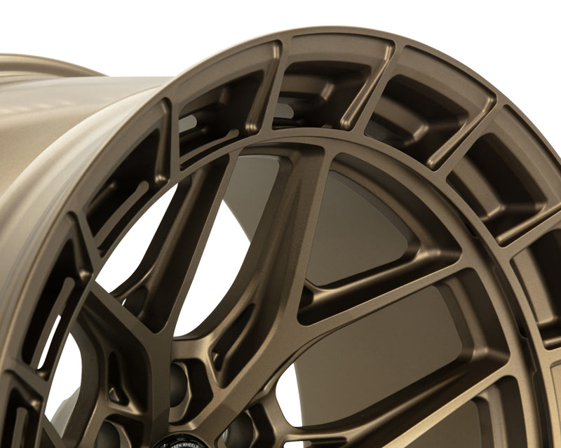 Vossen HFX-1 18x9 / 6x135 / ET0 / Super Deep / 87.1 CB - Terra Bronze Wheel-Wheels-Deviate Dezigns (DV8DZ9)