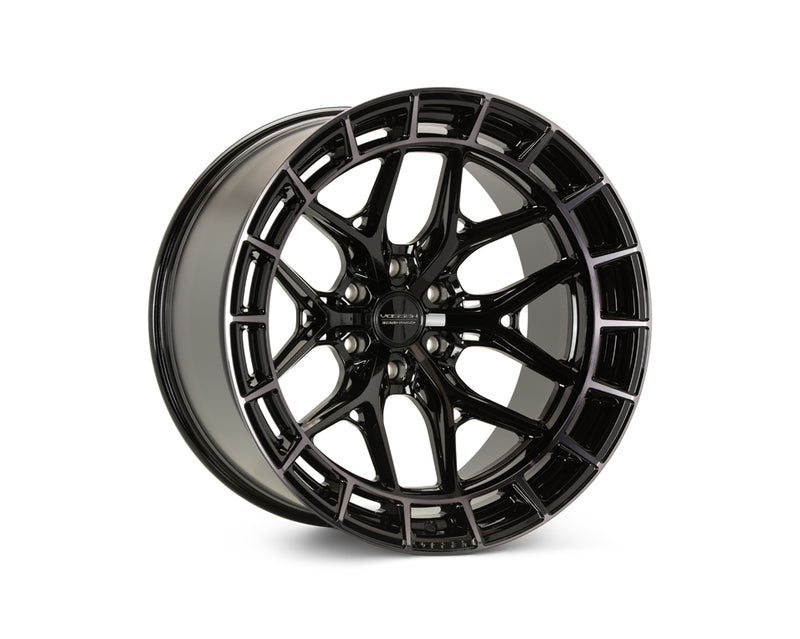 Vossen HFX-1 24x10 / 6x135 / ET25 / Deep / 87.1 CB - Tinted Gloss Black Wheel-Wheels-Deviate Dezigns (DV8DZ9)