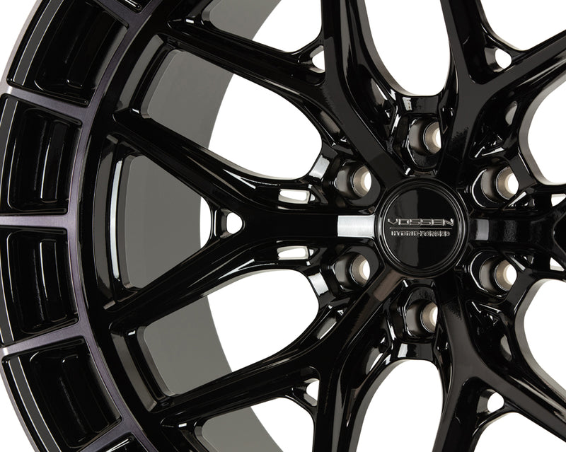 Vossen HFX-1 24x10 / 6x135 / ET25 / Deep / 87.1 CB - Tinted Gloss Black Wheel-Wheels-Deviate Dezigns (DV8DZ9)