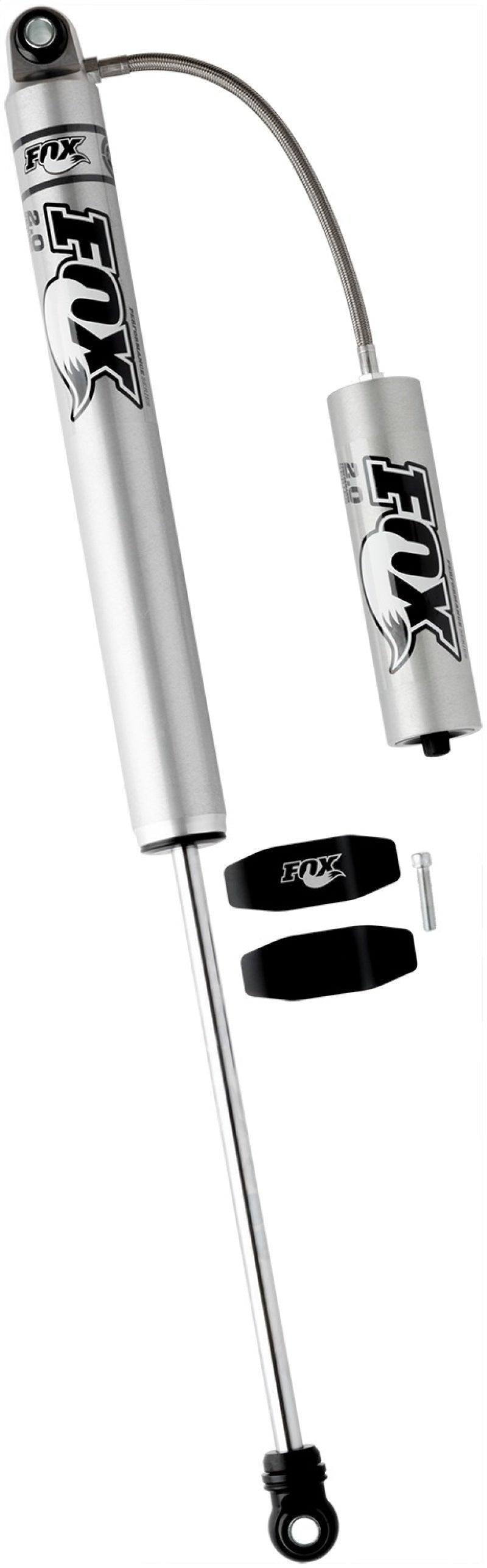 Fox 99+ Chevy HD 2.0 Performance Series 14.1in. Smooth Body Remote Res. Rear Shock / 7-10in. Lift-Shocks and Struts-Deviate Dezigns (DV8DZ9)