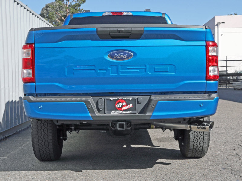 aFe Apollo GT 3in 409 SS Cat-Back Exhaust 2021 Ford F-150 V6 2.7L/3.5L (tt)/V8 5.0L w/ Polished Tips-Catback-Deviate Dezigns (DV8DZ9)