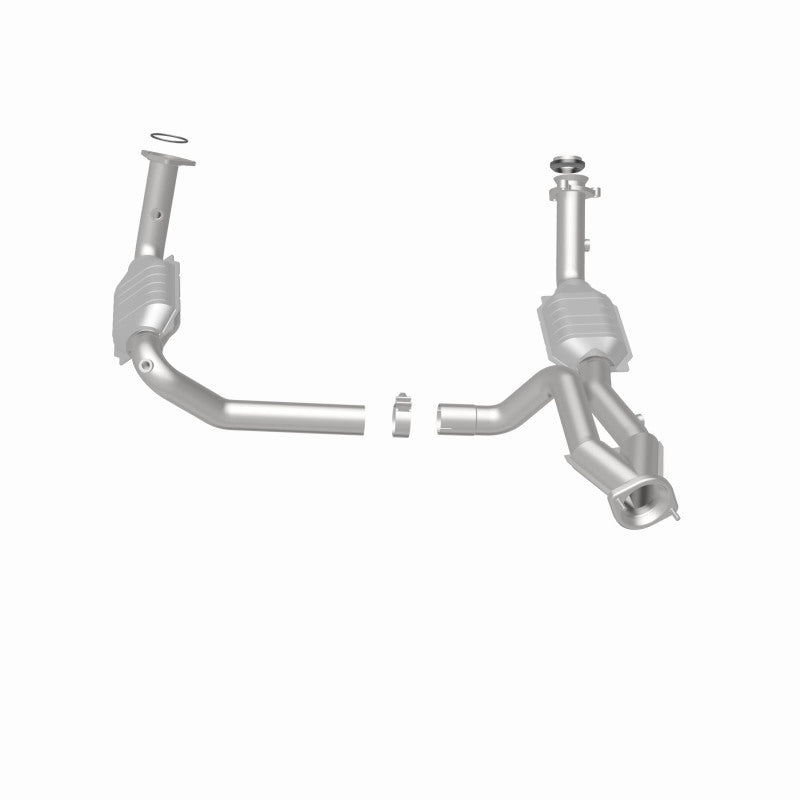 MagnaFlow Conv DF 02-06 Cadillac Escalade / 02-06 Chevy Avalanche 5.3L Dual Conv Y-Pipe Assembly 2WD-Catalytic Converter Direct Fit-Deviate Dezigns (DV8DZ9)