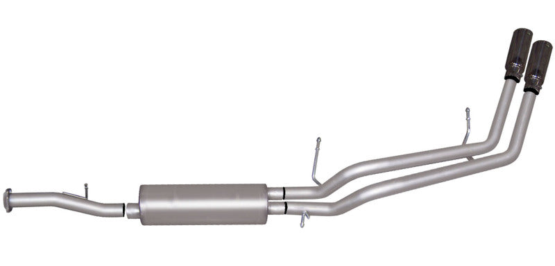 Gibson 07-12 Chevrolet Avalanche LS 5.3L 2.25in Cat-Back Dual Sport Exhaust - Aluminized-Catback-Deviate Dezigns (DV8DZ9)