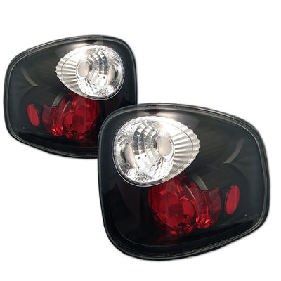 Spyder Ford F150 Flareside 01-03 (Not Fit Supercrew)Euro Style Tail Lights Black ALT-YD-FF15001FS-BK-Tail Lights-Deviate Dezigns (DV8DZ9)