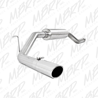 MBRP 00-06 Toyota Tundra All 4.7L Models Resonator Back Single Side Exit Aluminized Exhaust System-Catback-Deviate Dezigns (DV8DZ9)