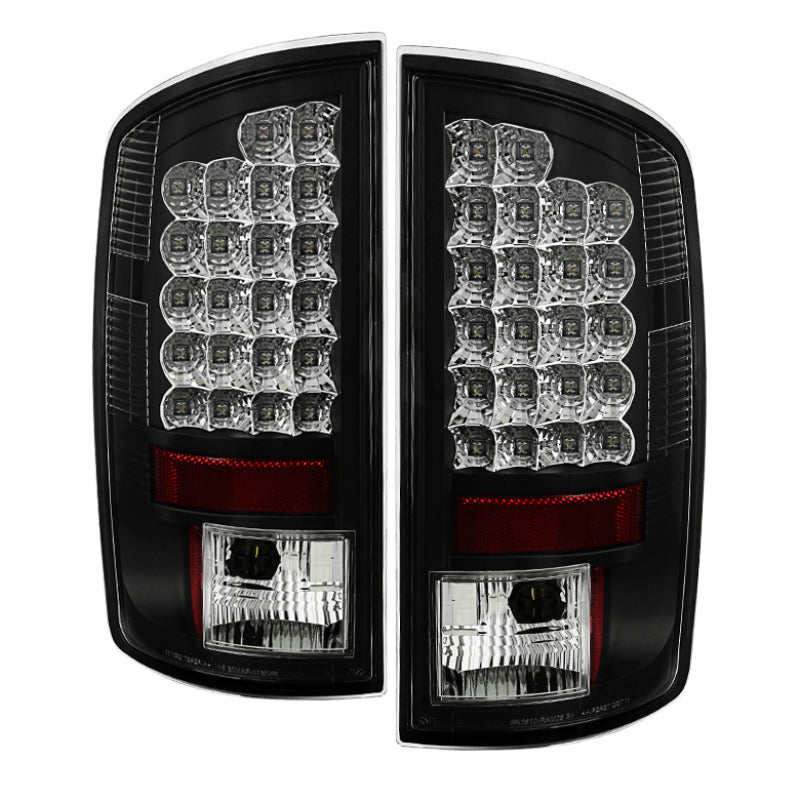 Spyder Dodge Ram 07-08 1500/Ram 07-09 2500/3500 LED Tail Lights Black ALT-YD-DRAM06-LED-BK-Tail Lights-Deviate Dezigns (DV8DZ9)