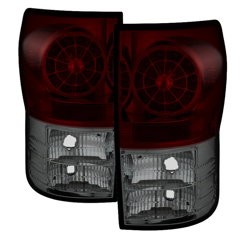 Spyder Toyota Tundra 07-13 LED Tail lights Red Smoke ALT-YD-TTU07-LED-RS-Tail Lights-Deviate Dezigns (DV8DZ9)