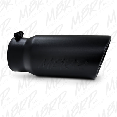 MBRP 10-12 Dodge 2500/3500 Cummins 6.7L Filter Back Single Side Black Coated Exhaust System-DPF Back-Deviate Dezigns (DV8DZ9)