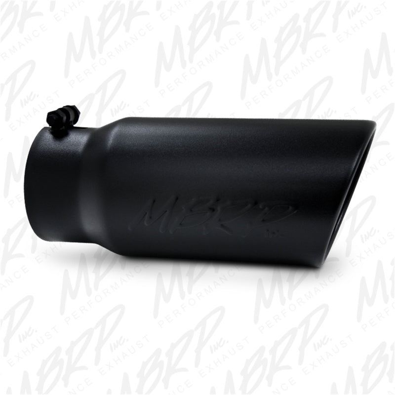 MBRP 10-12 Dodge 2500/3500 Cummins 6.7L Filter Back Single Side Black Coated Exhaust System-DPF Back-Deviate Dezigns (DV8DZ9)