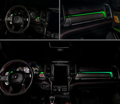 Oracle 19-22 RAM Complete Interior Ambient Lighting ColorSHIFT RGB Conversion Kit SEE WARRANTY-Headlights-Deviate Dezigns (DV8DZ9)