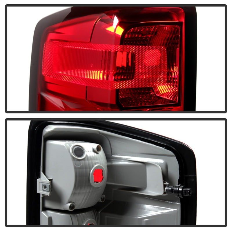 Xtune Chevy Silverado 2014-2016 Driver Side Tail Lights - OEM Left ALT-JH-CS14-OE-L-Tail Lights-Deviate Dezigns (DV8DZ9)