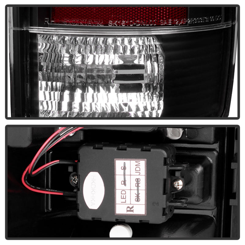 Spyder Chevy Suburban/Tahoe 1500/2500 00-06/GMC Yukon LED Tail Lights Black ALT-YD-CD00-LED-BK-Tail Lights-Deviate Dezigns (DV8DZ9)