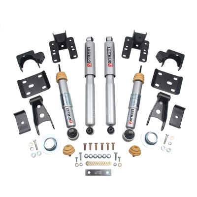 Belltech | Lowering Kit | 16-18 GM Silverado/Sierra All Cabs 4WD | 2" F / 2" R-Lowering Kits-Deviate Dezigns (DV8DZ9)