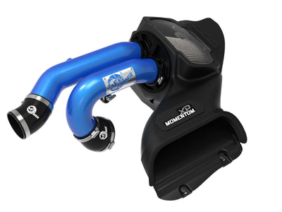 aFe 21-22 Ford F-150 Raptor V6-3.5L(tt) Momentum XP Cold Air Intake System Blue w/ Pro Dry S Filter-Air Filters - Universal Fit-Deviate Dezigns (DV8DZ9)