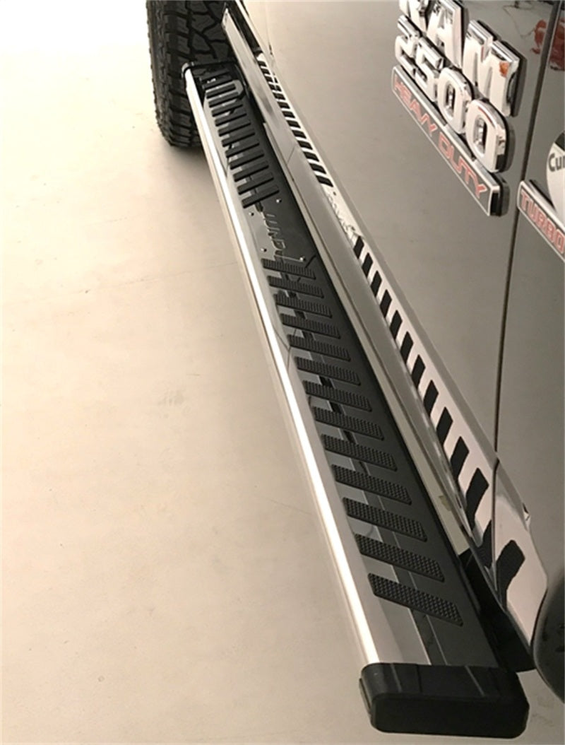 Lund 09-17 Dodge Ram 1500 Crew Cab Summit Ridge 2.0 Running Boards - Stainless-Running Boards-Deviate Dezigns (DV8DZ9)