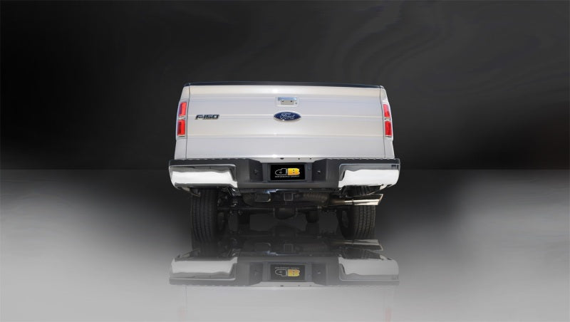 Corsa/dB 11-13 Ford F-150 EcoBoost 3.5L V6 Polished Sport Cat-Back Exhaust-Catback-Deviate Dezigns (DV8DZ9)