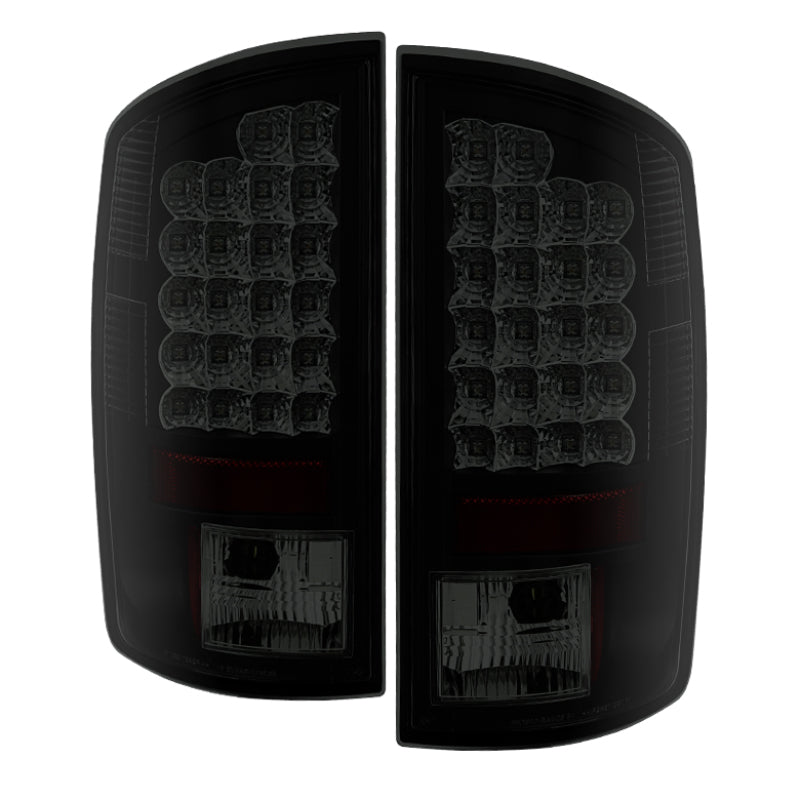 Spyder Dodge Ram 02-06 1500/Ram 2500/3500 03-06 LED Tail Light Black Smoke ALT-YD-DRAM02-LED-BSM-Tail Lights-Deviate Dezigns (DV8DZ9)