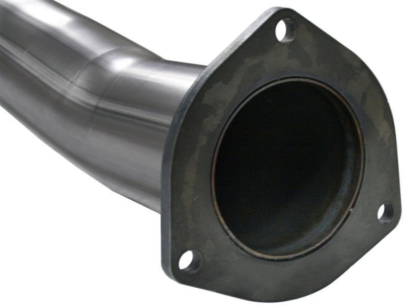 aFe MACHForce XP 4in DPF-Back SS Exhaust 5/07-10 GM Diesel Trucks V8-6.6L (td) LMM-DPF Back-Deviate Dezigns (DV8DZ9)