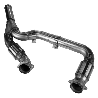 Kooks 14+ GM 1500 Series Truck 5.3L 3in x OEM Out Cat SS Y Pipe Kooks HDR Req-Y Pipes-Deviate Dezigns (DV8DZ9)