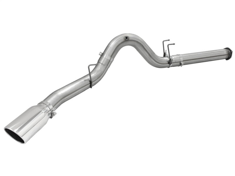 aFe Atlas Exhausts 5in DPF-Back Aluminized Steel Exhaust 2015 Ford Diesel V8 6.7L (td) Polished Tip-DPF Back-Deviate Dezigns (DV8DZ9)