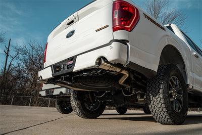 Corsa 2021-2023 Ford F-150 SuperCrew/5.5ft Bed 5.0L V8 Xtreme Cat-Back Dual Rear Exit-Polished-Catback-Deviate Dezigns (DV8DZ9)