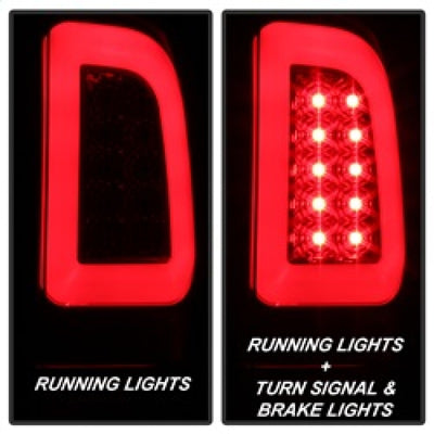 Spyder 08-16 Ford Super Duty F-250 V3 Light Bar LED Tail Lights - Red Clear (ALT-YD-FS07V3-LBLED-RC)-Tail Lights-Deviate Dezigns (DV8DZ9)