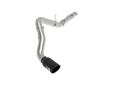 aFe Large-Bore HD 5in 409SS DPF-Back Exhaust System w/Black Tip 19-20 Ram Diesel Trucks L6-6.7L (td)-DPF Back-Deviate Dezigns (DV8DZ9)