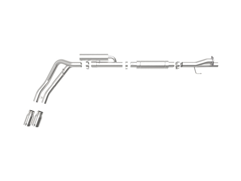 aFe Rebel Series 3in 409 SS Cat-Back Exhaust w/ Polish Tips 17-20 Ford F-250 V8 6.2L-Catback-Deviate Dezigns (DV8DZ9)