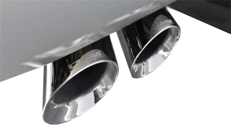 Corsa 09-13 Chevrolet Suburban 1500 5.3L V8 Polished Sport Cat-Back Exhaust-Catback-Deviate Dezigns (DV8DZ9)