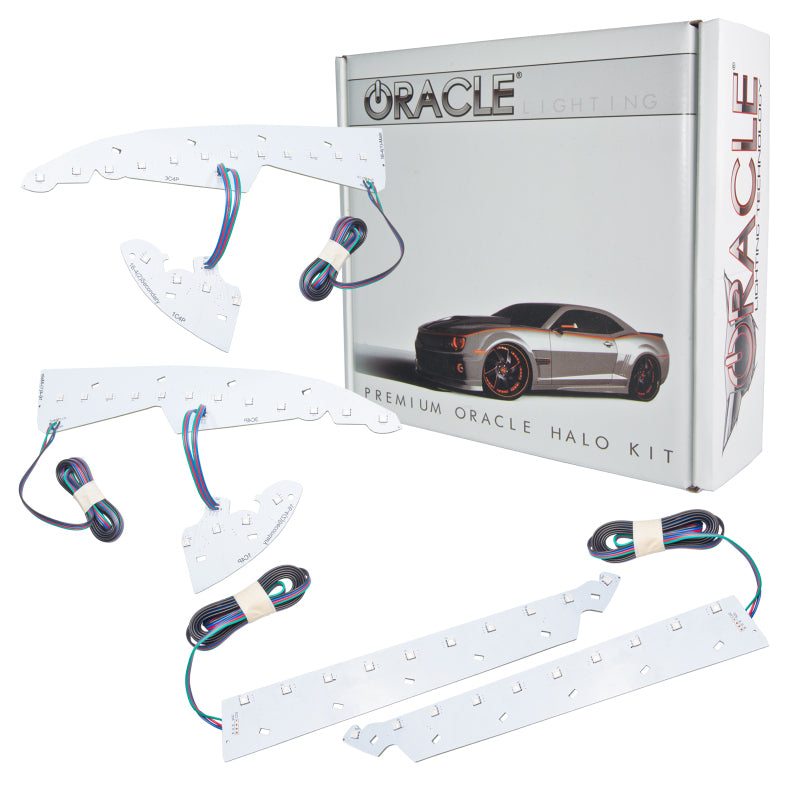 Oracle 14-15 GMC Sierra Headlight DRL Upgrade Kit - ColorSHIFT w/ 2.0 Controller SEE WARRANTY-Headlights-Deviate Dezigns (DV8DZ9)